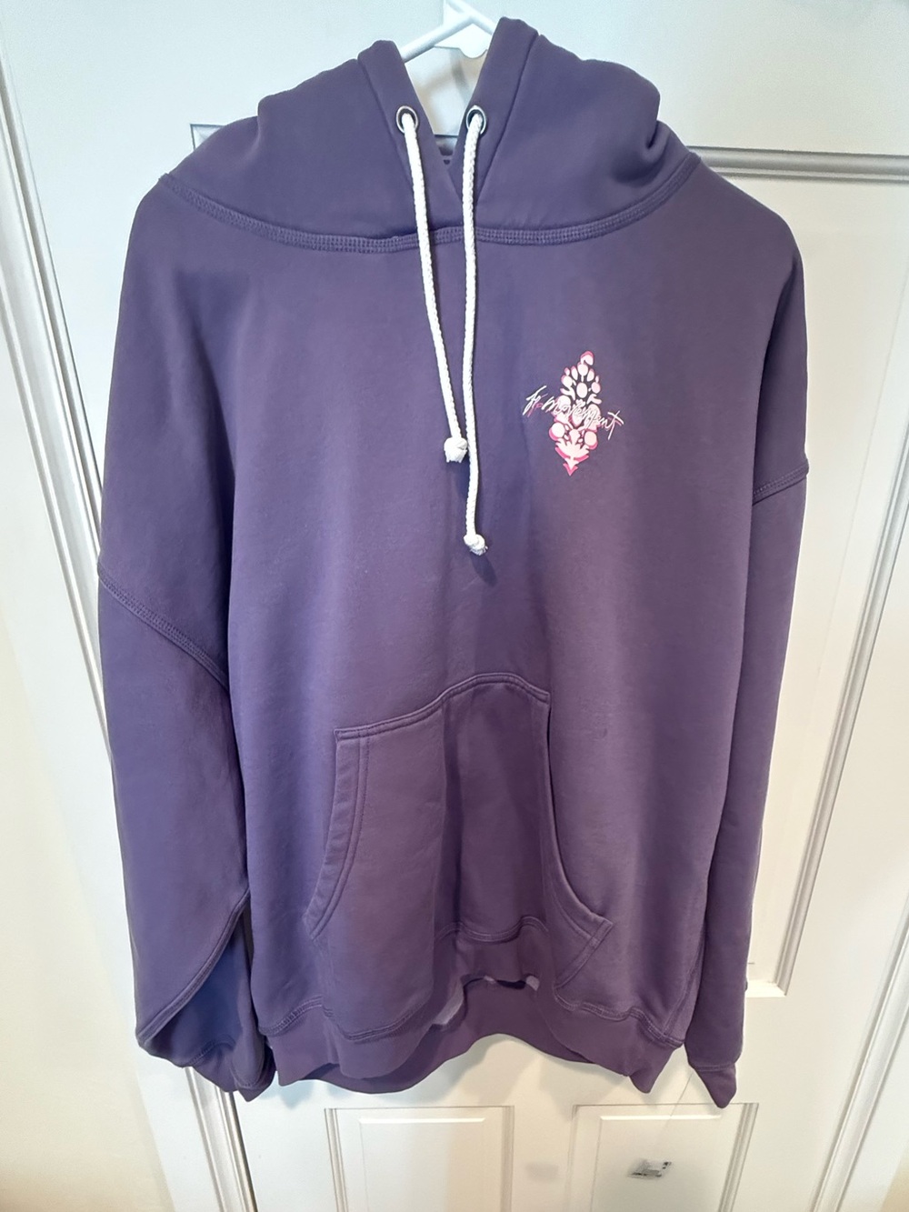 NWT Free People FP Movement Final Call
Hoodie Purple Graphite Oversized Medium